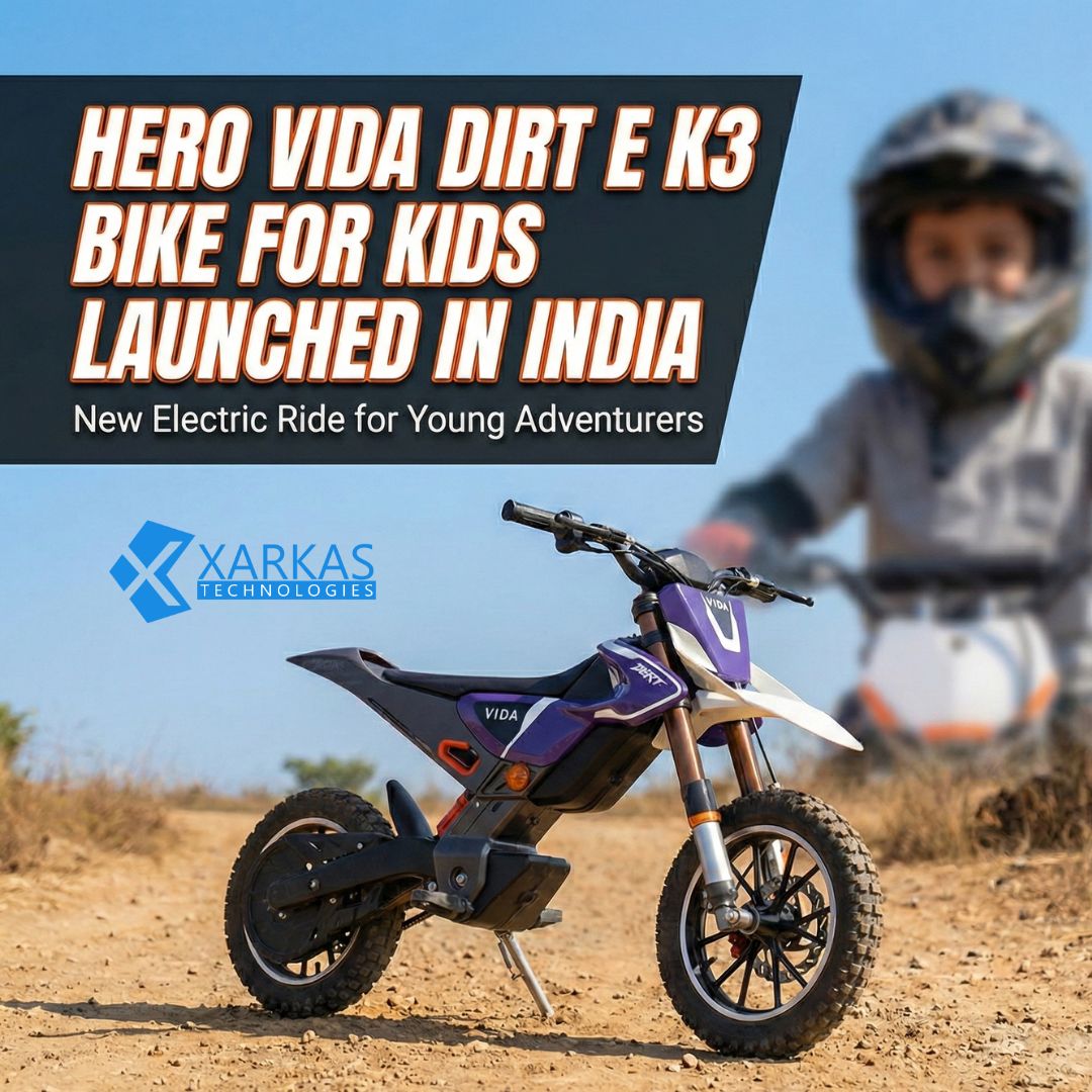Hero Vida Dirt E K3 bike for kids launched in India with electric power, safety features, off-road design, price details, and performance insights.